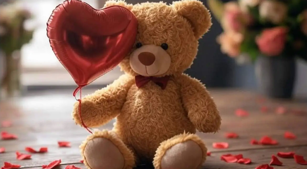 Valentines Teddy bear for young couples