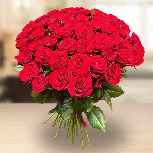 50 Red Rose Bouquet