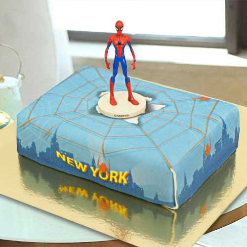 New York Cake-Spiderman Cake