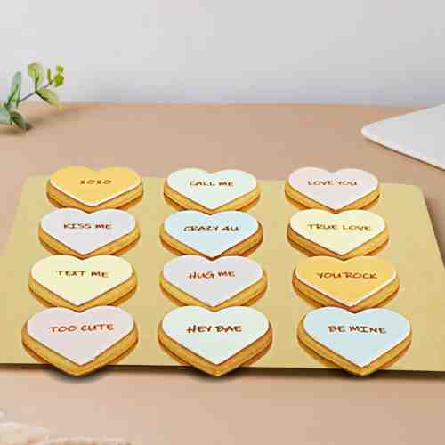 Heart Cookies-Appreciation Gifts For Girlfriend