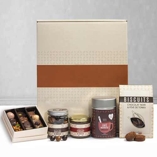 Chocolate and Coffee Hamper-Send Chocolates Hamper to Paris