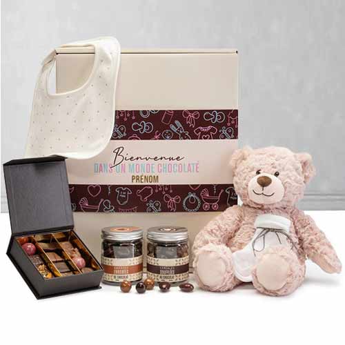 Congratulate Hamper-Send Teddy and Chocolate Hamper to Marseille