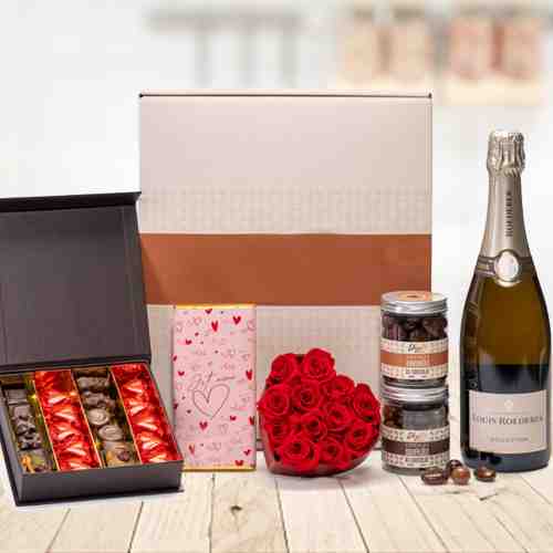 Valentine Special Arrangement-Valentines Gift Delivery For Her