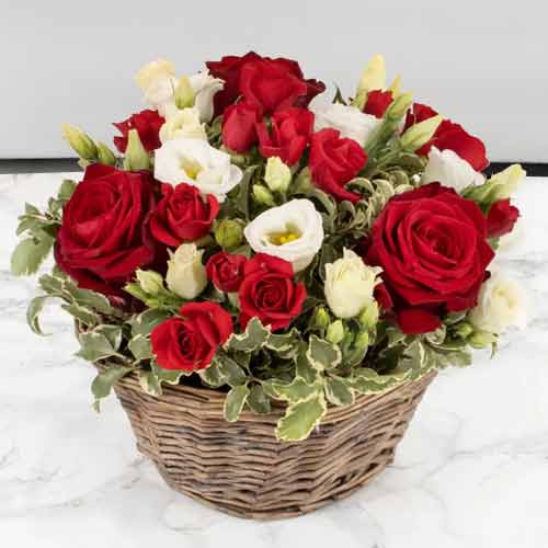 Sensational Flower Basket-Flowers To Send For Funeral