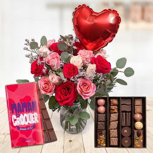 - Rose Chocolate & Balloon Gift For Mother’s Day | Sweet Affection Gift Trio 