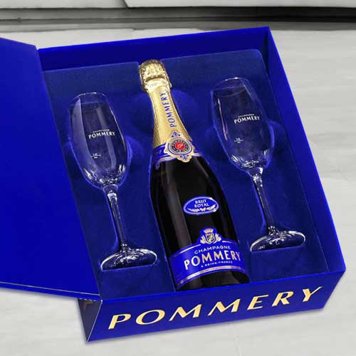 Brut Champagne Gift Box-Thank You Champagne Gift Set