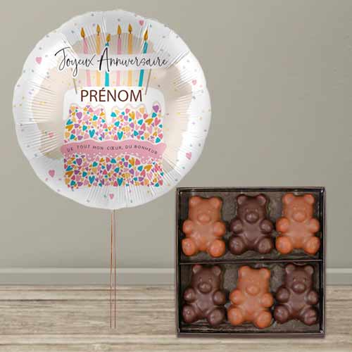Birthday Balloon Chocolate Gift