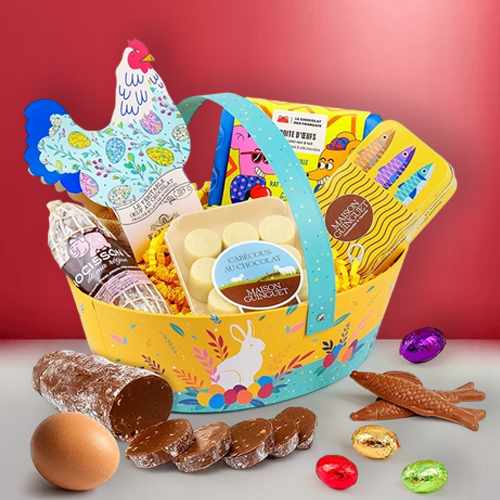 Gifts For A French Easter Basket | Easter Chocolate Celebration Basket