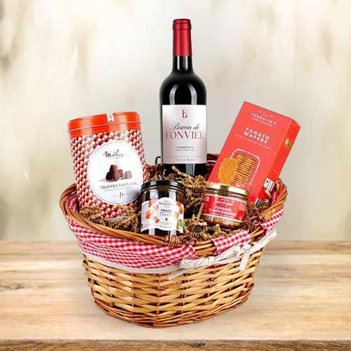 Red Delight Gourmet Basket