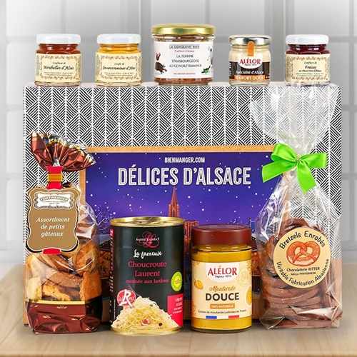 Alsatian Delights Gift Box With Traditional French Specialties & Treats | Alsatian Treat And Delight 