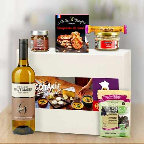 South Of France Gourmet Gift Set With Wine, Tapenade & Sweet Treats | South Of France Gourmet Delight