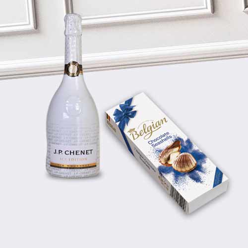 Belgian Chocolate And Champagne-Anniversary Gift Ideas For Wife