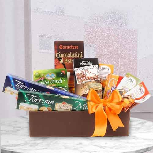 Sweet Gourmet Gift Box-Birthday Basket For Him