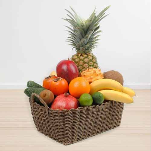 A Large Fruit Basket-Get Well Soon Fruit Basket Delivery