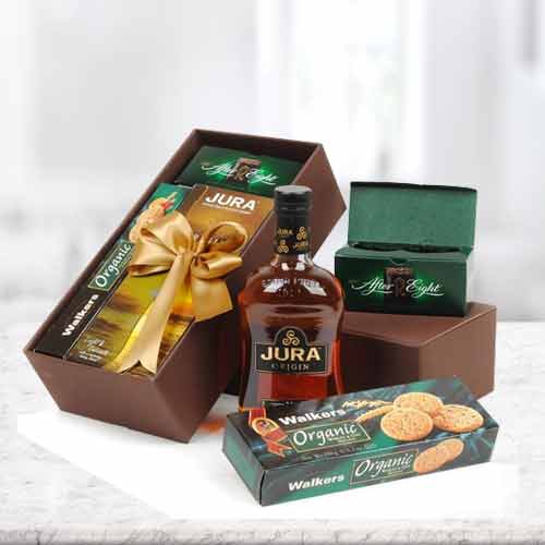 Jura Single Malt With Mint And Biscuits-Corporate Thank You Gifts