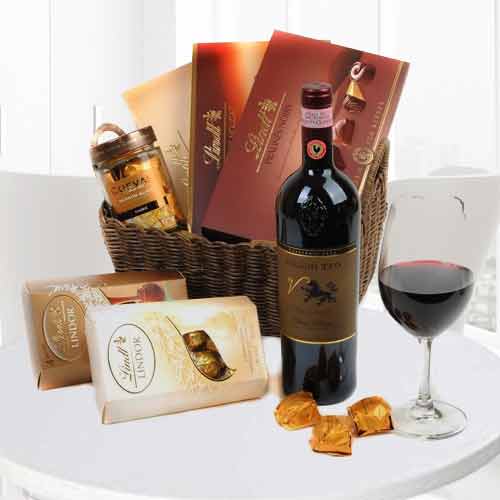 Poggio Teo Chianti And Chocolate Hamper-Best Gift For My Sister Birthday