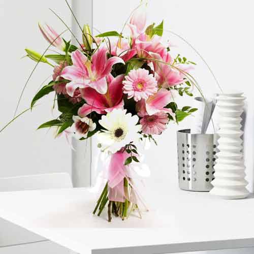 Beautiful Flowering Bouquet-Flower Bouquet For Birthday