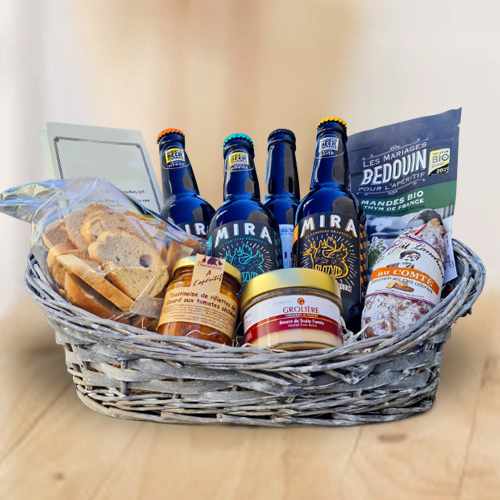 Gourmet Basket With Beers-Best Friend Birthday Gifts