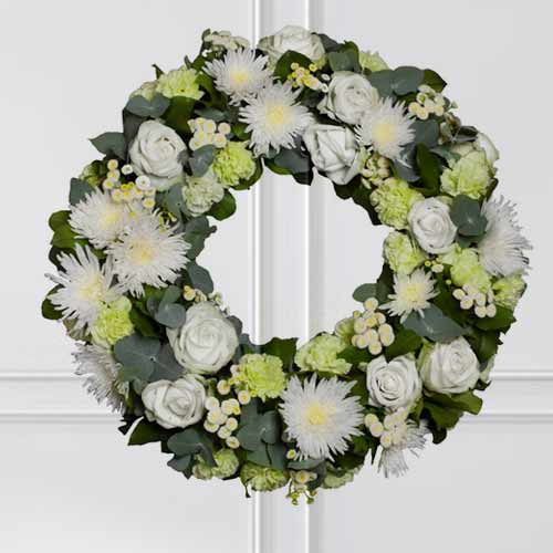 Serenity Wreath-Send A Funeral Wreath